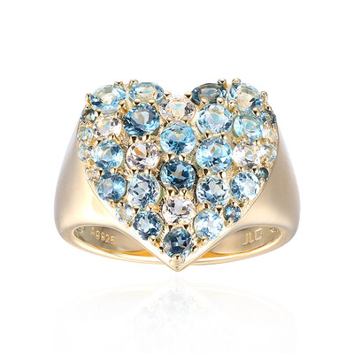 London Blue Topaz Silver Ring