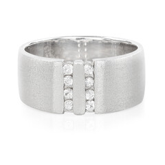White Sapphire Silver Ring