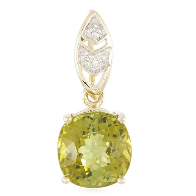 9K Cuprian Tourmaline Gold Pendant