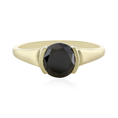 9K Black Diamond Gold Ring