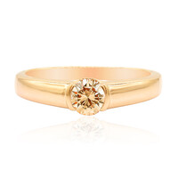 14K SI1 Argyle Rose De France Diamond Gold Ring