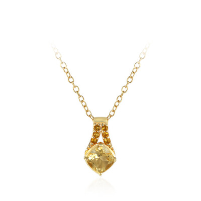 Citrine Silver Necklace