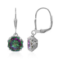 Mystic Quartz Silver Earrings