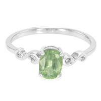 Mint Kyanite Silver Ring