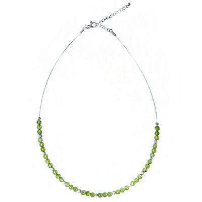Peridot Silver Necklace