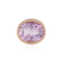 Rose de France Amethyst Silver Pendant