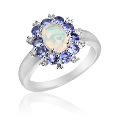Welo Opal Silver Ring