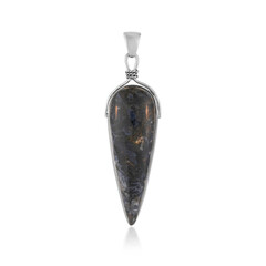 Pietersite Silver Pendant (Bali Barong)