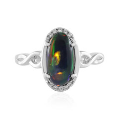 Mezezo Opal Silver Ring