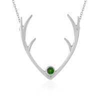 Russian Diopside Silver Necklace