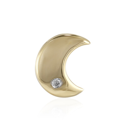 9K SI1 (G) Diamond Gold Pendant (Annette)