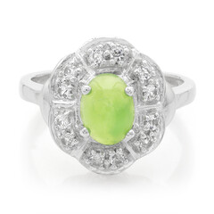 Imperial Chrysoprase Silver Ring
