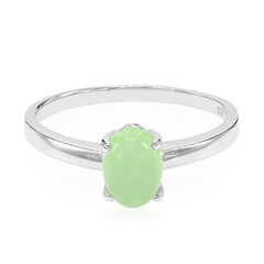 Chrysoprase Silver Ring