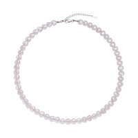 Rose Quartz Silver Necklace