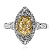 14K SI2 Yellow Diamond Gold Ring (CIRARI)