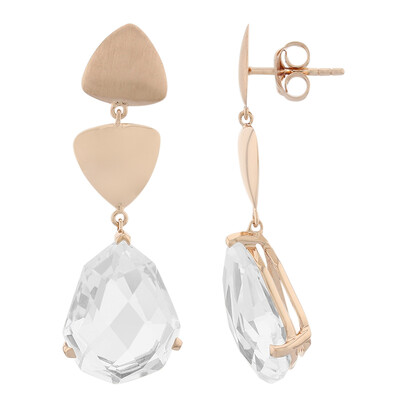 White Quartz Silver Earrings (TPC)