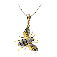 Zircon Silver Necklace (Dallas Prince Designs)