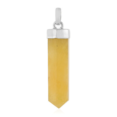 Yellow Aventurine Silver Pendant