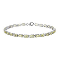 Lemon Citrine Silver Bracelet