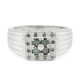 Fancy Diamond Silver Ring