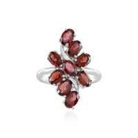 Mozambique Garnet Silver Ring