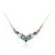 Sky Blue Topaz Silver Necklace