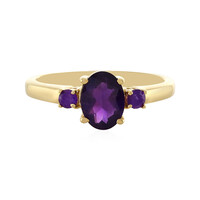 Zambian Amethyst Silver Ring