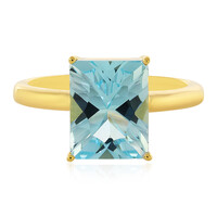 Sky Blue Topaz Silver Ring