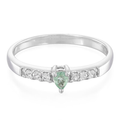 Paraiba Tourmaline Silver Ring