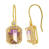 Ametrine Silver Earrings
