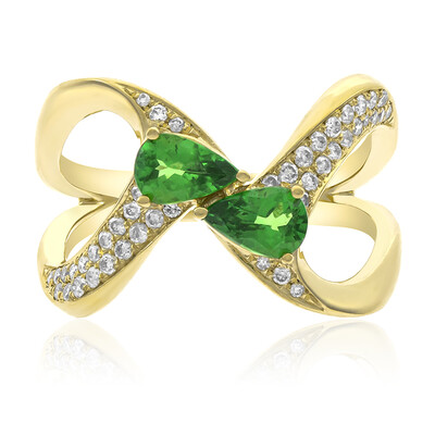 14K AAA Tsavorite Gold Ring (CIRARI)
