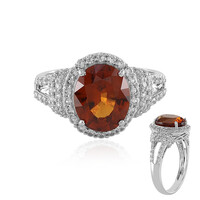 9K Hessonite Garnet Gold Ring