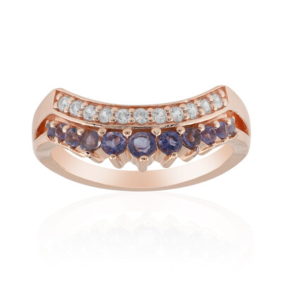 Iolite Silver Ring