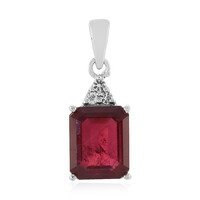 Madagascar Ruby Silver Pendant