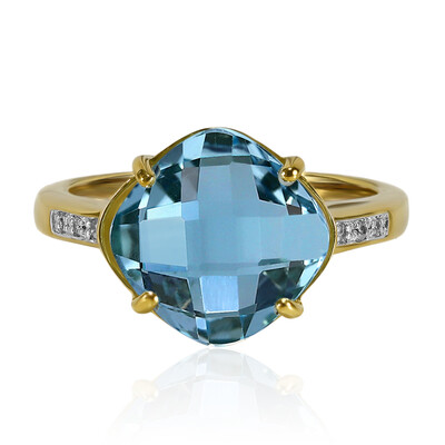 Sky Blue Topaz Silver Ring