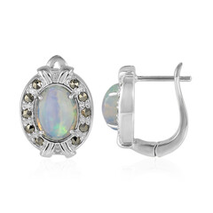 Welo Opal Silver Earrings (Annette classic)