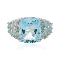 Sky Blue Topaz Silver Ring