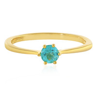 Blue Apatite Silver Ring