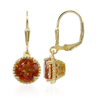 Twilight Quartz Silver Earrings