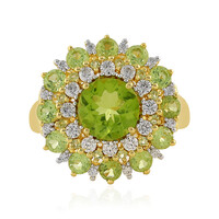 Peridot Silver Ring