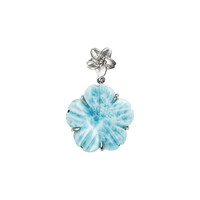 Larimar Silver Pendant