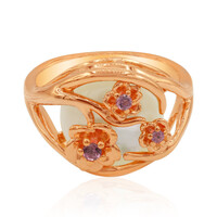 Mother of Pearl Silver Ring