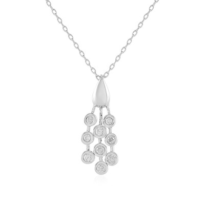 I2 (J) Diamond Silver Necklace