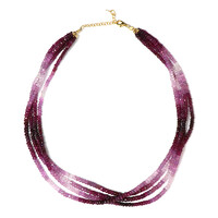Madagascar Ruby Silver Necklace