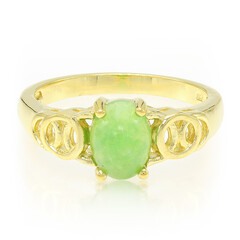 Imperial Chrysoprase Silver Ring