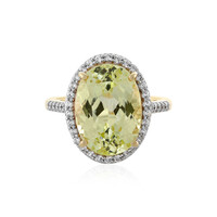 9K Canary Kunzite Gold Ring