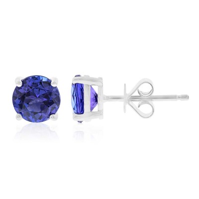 14K AAA Tanzanite Gold Earrings (CIRARI)
