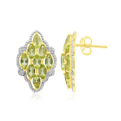 Peridot Silver Earrings