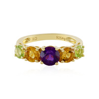 Zambian Amethyst Silver Ring