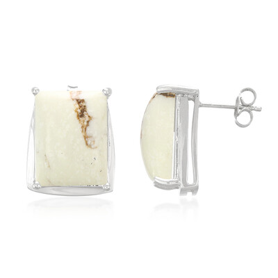Magnesite Silver Earrings